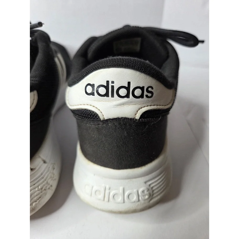 Adidas Lite Racer Mens Sneakers Black White DB0575‎ Size 9 Athletic Shoes